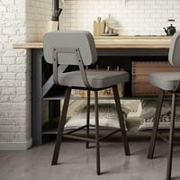 Дизайн група Светло сиво тройно сгъваемо разтегателно кресло с подвижна възглавница