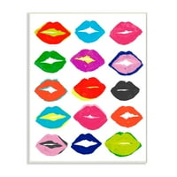Ступел индустрии цветни целувка моден дизайнер модел живопис стена плакет изкуство от юни Ерика Вес