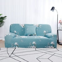 Уникални изгодни оферти 1-парче съвременен Флорален разтегателен диван, синьо