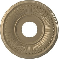 Екена Милуърк 13 од 1 2 ИД 3 4 П Бъркшър термоформован ПВЦ таван медальон, универсална метална мъгла шампанско