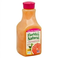 Натуралният рубинено-червен сок от грейпфрут във Флорида, ет. Оз