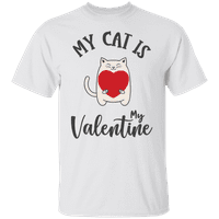Графика Америка Ден на Свети Валентин Моята котка е моята Валентин забавни Мъжки Графичен тениска