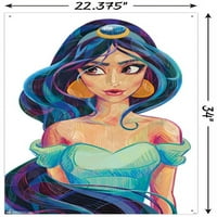 Дисни принцеса-Жасмин-стилизиран плакат за стена с щифтове, 22.375 34