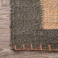 нулум Камерън ръчно тъкани Юта площ килим, 10' 14', естествен