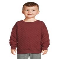 Детско бебче ватиран пуловер, размери 12м-5т
