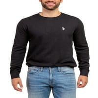 С. Поло АСН. Мъжки Дълъг ръкав термичен пуловер за екипажа