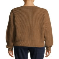 Време и Тру Дълъг ръкав жилетка пуловер спокойна годни пуловер пакет