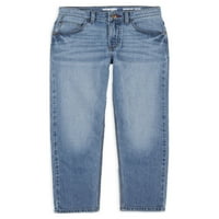 Редовен тънки джинси за момче, размери 4 - и хъски
