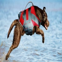 Хелиос Сплаш-разгледайте външната светлоотразителна и регулируема носеща кучешка каишка и спасителна жилетка