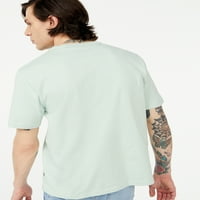Безплатна Мъжка ежедневна тениска с къс ръкав