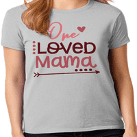 Графика Америка Ден на Свети Валентин Мама празник любов жените графична тениска колекция
