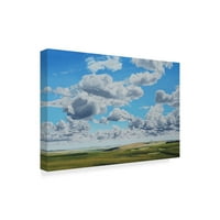 Изобразително изкуство 'прерийни облаци' платно изкуство от Рон Паркър