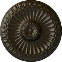 Екена мелница 1 4 од 1 8 п Лайнус таван медальон, ръчно рисуван камък огнище пращене