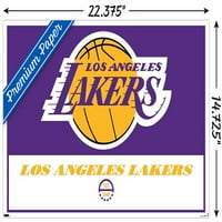 Лос Анджелис Лейкърс-Плакат На Логото, 14.725 22.375