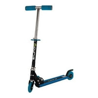 Светване на колела сгъваем скутер в синьо