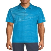 Бен Хоган мъжки и големи мъжки изпълнение с къс ръкав печатни голф поло риза, до размер 5ХЛ
