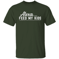 Графика Америка Ден на бащата Алекса хранят децата ми риза за татко Мъжка тениска
