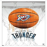Оклахома Сити Тъндър-Дрип Баскетбол Стена Плакат, 14.725 22.375