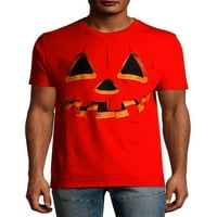 Хелоуин издълбани Джак мъже и големи мъже Графичен тениска