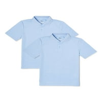 Блуза С Яка Поло, 2-Пакет, Размери 4-18