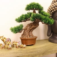 Японски бонсай дърво фалшиви саксийни растения стайни растения за баня Начало Кухня Офис лавица градина Фън