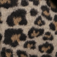 Марк Алън Женски животински печат еднореден палто